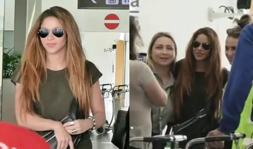Shakira fue recibida por sus fanáticos en el aeropuerto de Barcelona. Foto: Composición LR / difusión Shakira fue recibida por sus fanáticos en el aeropuerto de Barcelona. Foto: Composición LR / difusión