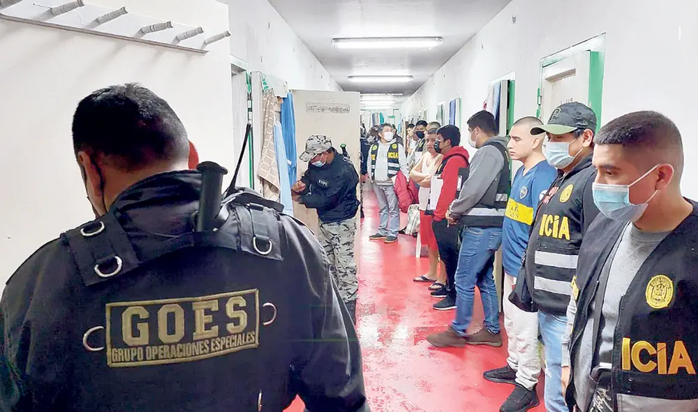 El allanamiento se ejecutó en los pabellones 1 y 6 del penal de Piedras Gordas. Foto: difusión El allanamiento se ejecutó en los pabellones 1 y 6 del penal de Piedras Gordas. Foto: difusión