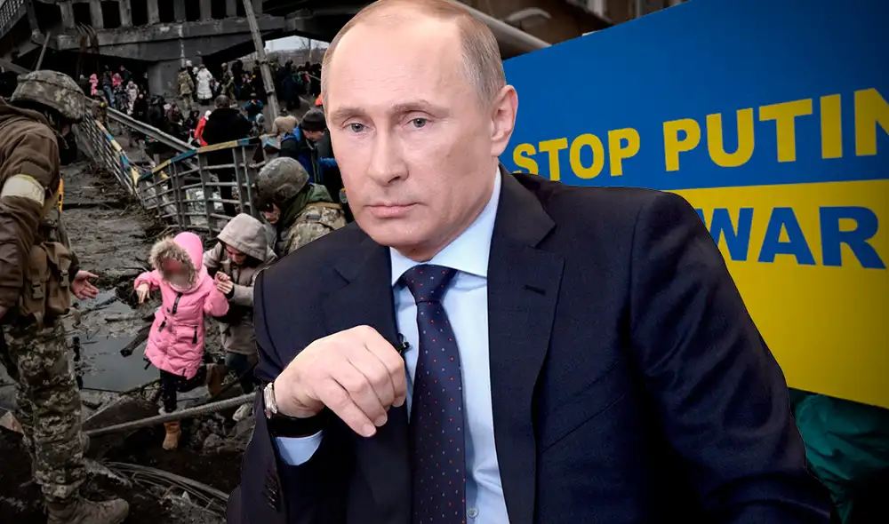 Ucrania pidió el acceso a las propiedades de oligarcas rusos y a dinero confiscado a Rusia para la reconstrucción. Foto: Composición/LR/AFP