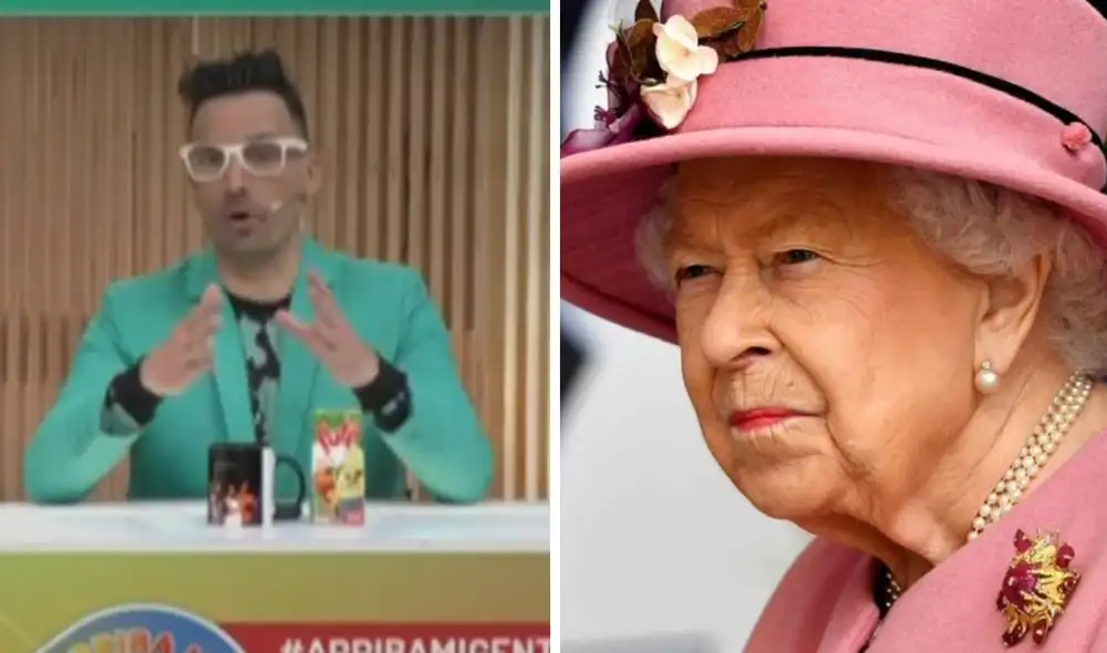 Los conductores de "Arriba mi gente" se disculparon por el error sobre la noticia de la Reina Isabel II. Foto: captura de Latina/ Vogue