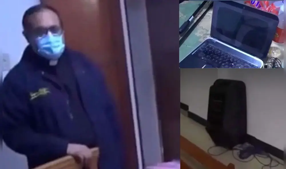 El asalto ocurrió en la madrugada y, en horas de la tarde, los delincuentes ya habían devuelto lo hurtado. Foto: captura de ATV El asalto ocurrió en la madrugada y, en horas de la tarde, los delincuentes ya habían devuelto lo hurtado. Foto: captura de ATV