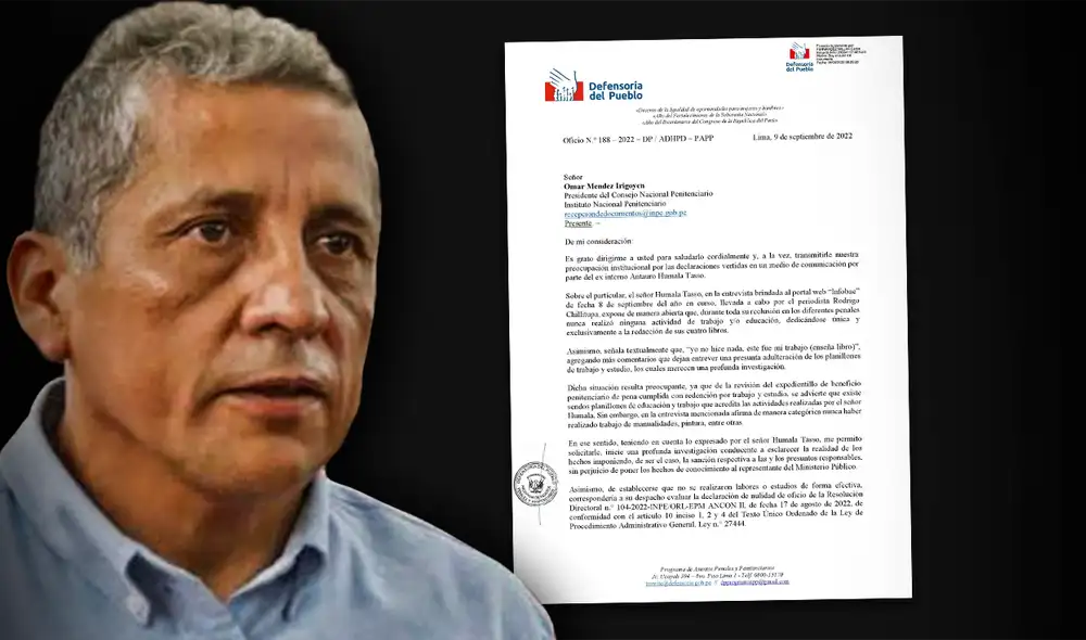 Defensoría se pronuncia sobre comentarios de Antauro Humala. Foto: composición de Fabrizio Oviedo