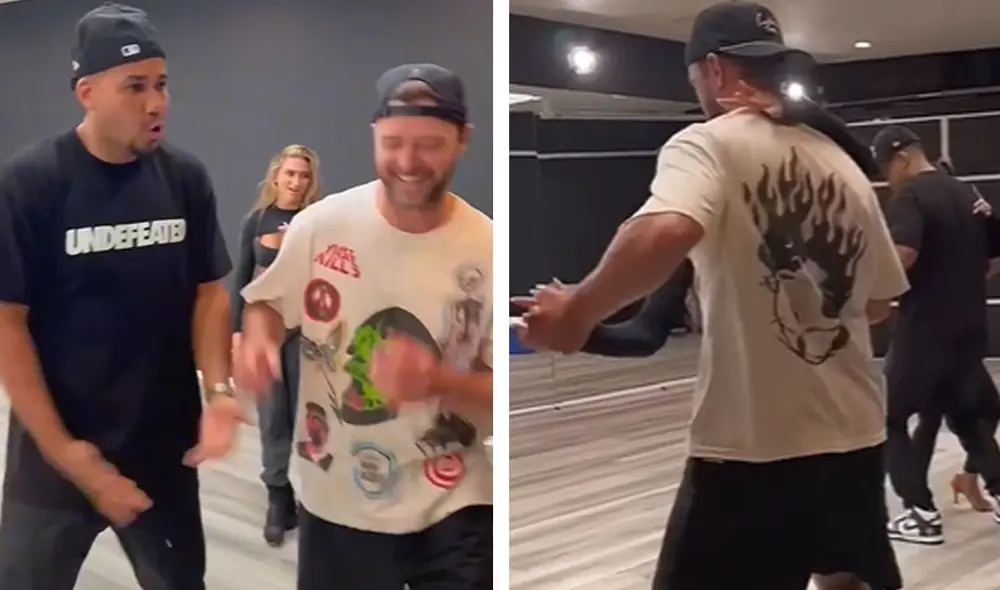Justin Timberlake y Romeo Santos colaboraron recientemente en el tema "Sin fin". Foto: captura TikTok Romeo Santos