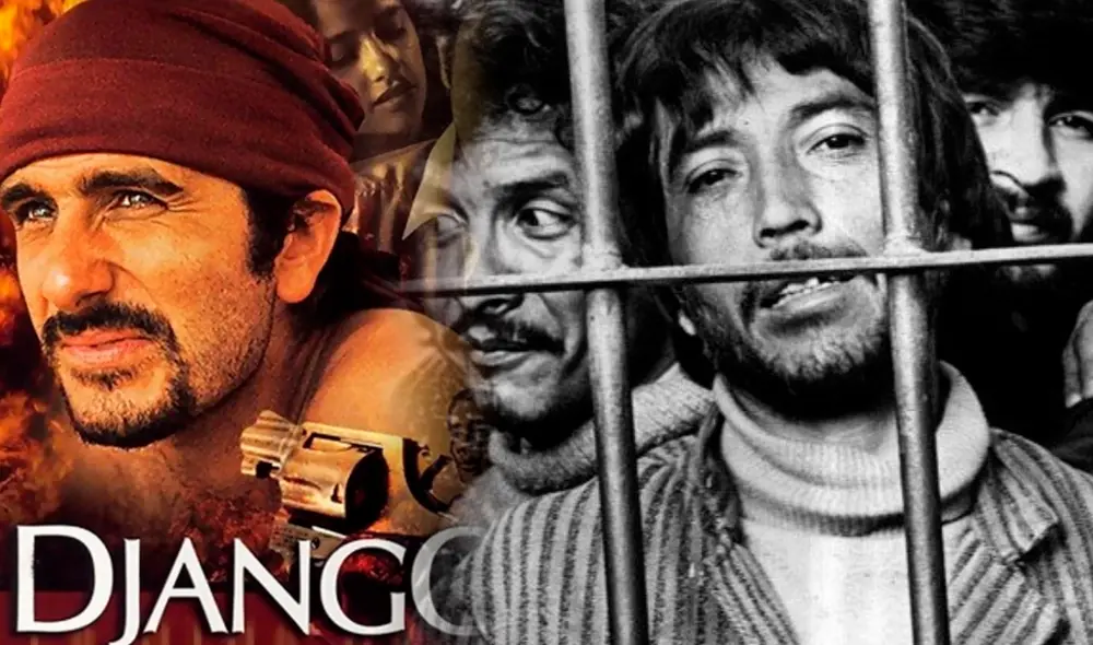 Oswaldo Gonzales estuvo en preso en varias cárceles del Perú y su singular vida inspiró la película "Django, la otra cara". Foto: composición LR/@Matuk/Twitter