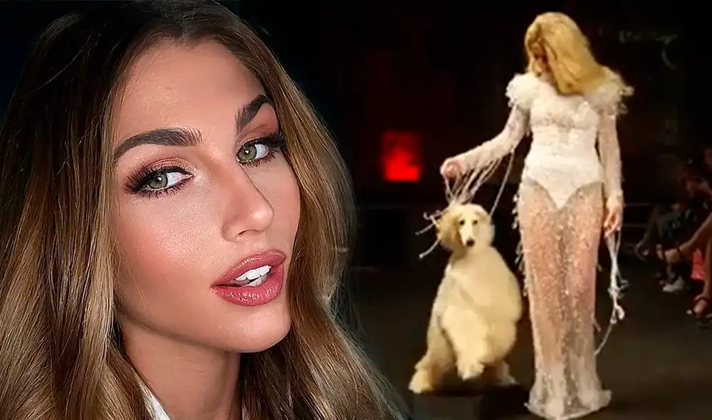 Alessia Rovegno se lució en la segunda parte del desfile New York Fashion Week. Foto: composición/Alessia Rovegno/Instagram/YouTube