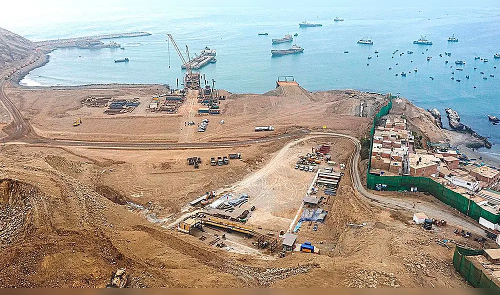 Megapuerto de Chancay: obra del MTC culminaría en el 2026. Foto: Andina Megapuerto de Chancay: obra del MTC culminaría en el 2026. Foto: Andina