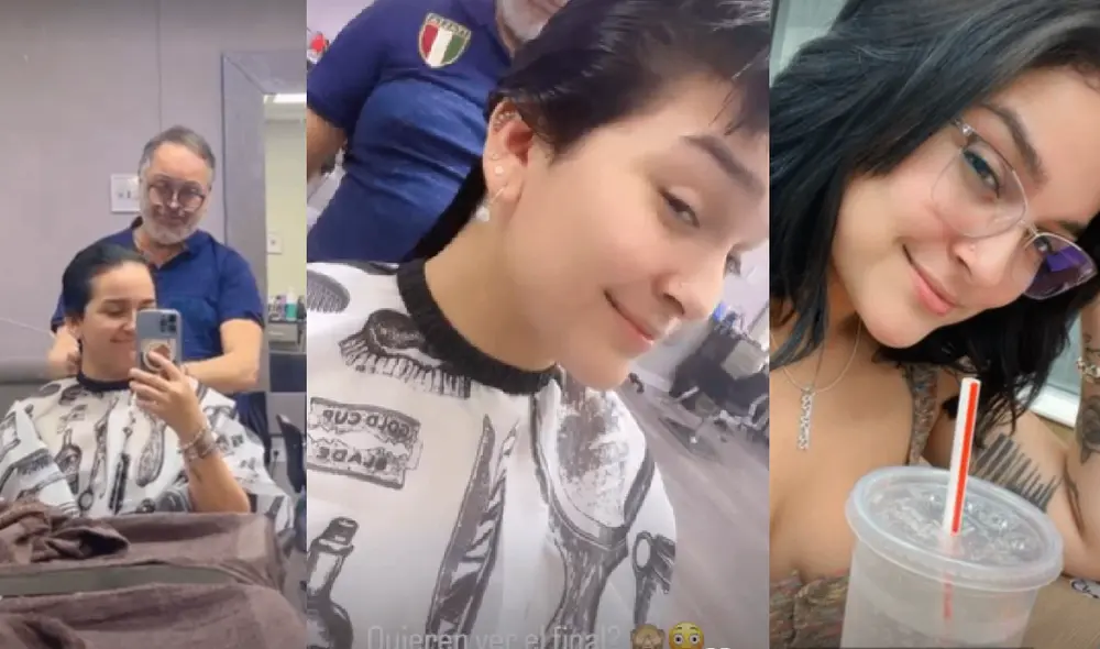 La cantante Daniela Darcourt viajó a Estados Unidos para cortarse el cabello. Foto: Daniela Darcourt/Instagram