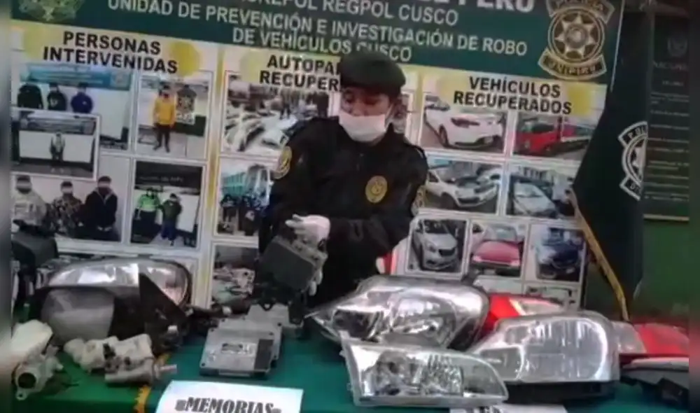 La hipótesis que manejan las autoridades es que lo incautado proviene del robo de autopartes de vehículos. Foto: La República La hipótesis que manejan las autoridades es que lo incautado proviene del robo de autopartes de vehículos. Foto: La República