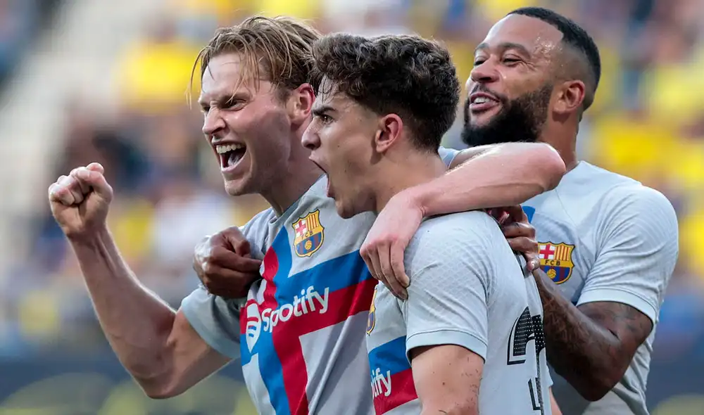 FC Barcelona solucionó el partido en la segunda mitad contra el Cádiz. Foto: EFE FC Barcelona solucionó el partido en la segunda mitad contra el Cádiz. Foto: EFE