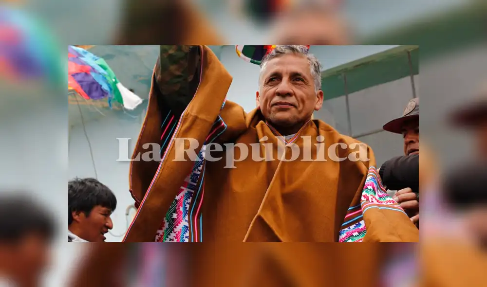 Antauro Humala en el centro poblado de Huinchos. Foto: Juan Carlos Cisneros/La República Antauro Humala en el centro poblado de Huinchos. Foto: Juan Carlos Cisneros/La República