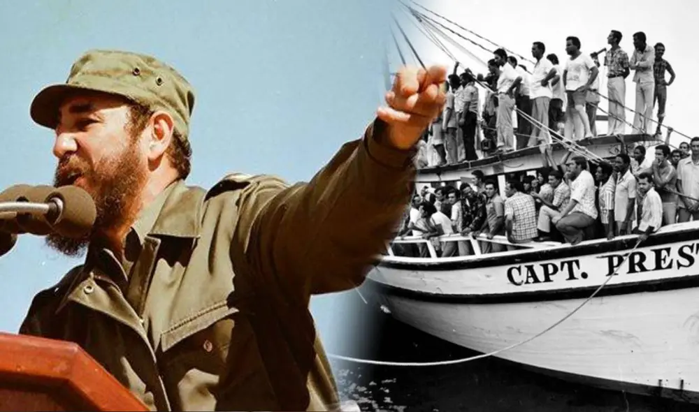 El éxodo de Mariel finalizó una de las crisis diplomáticas más graves entre Cuba y Perú y fue aprovechada por Castro para vaciar algunas de sus cárceles. Foto: Teveo.cu/ADN Cuba