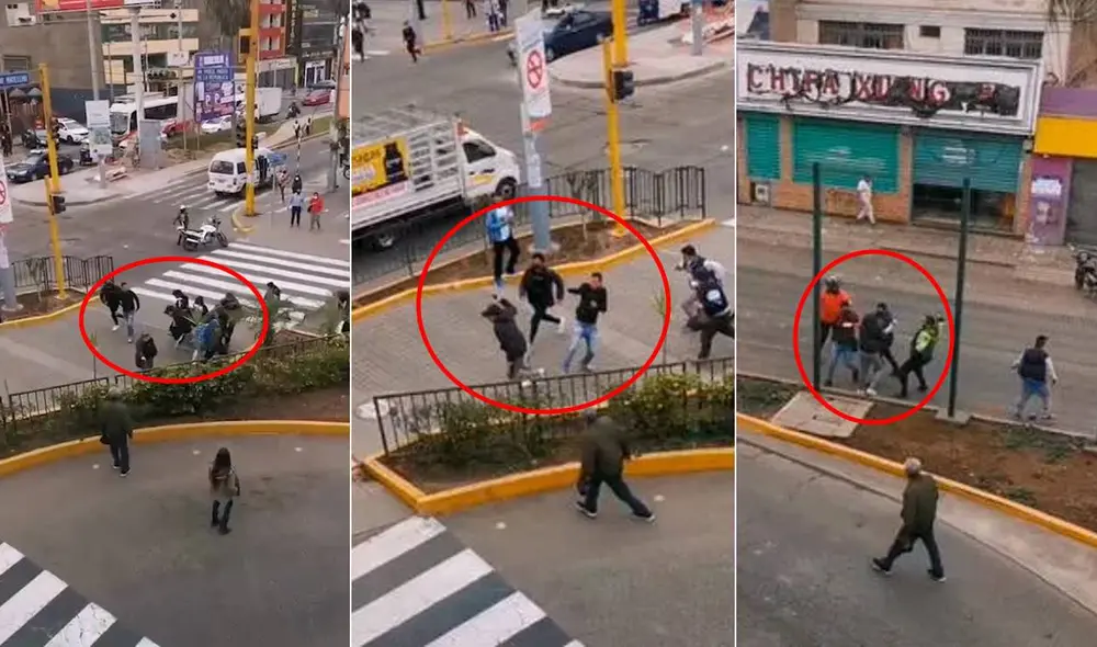 Peruanos se unieron para perseguir a ladrón en Chorrillos, Lima. Foto: composición LR/captura de TikTok