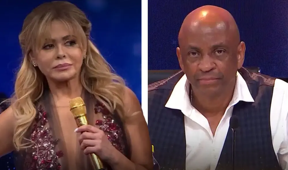 Gisela Valcárcel no impresionó a Sergio George con su canto. Foto: captura América TV