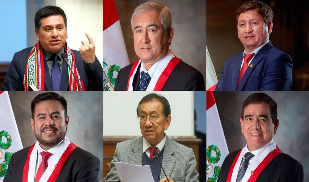 En total, 6 parlamentarios se disputarán la presidencia del Congreso. Foto: composición La República En total, 6 parlamentarios se disputarán la presidencia del Congreso. Foto: composición La República