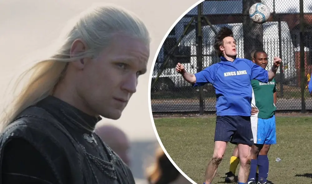 Matt Smith iba a ser un talentoso futbolista, pero una enfermedad le arrebató esa pasión y lo condujo por el camino de la actuación. Foto: composición/HBO/Daily Express Matt Smith iba a ser un talentoso futbolista, pero una enfermedad le arrebató esa pasión y lo condujo por el camino de la actuación. Foto: composición/HBO/Daily Express