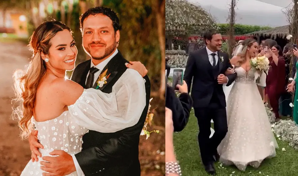 Ethel Pozo y Julián Alexander se casaron la tarde del 10 de septiembre. Foto: composición LR/Instagram/Ethel Pozo/Valeria Piazza