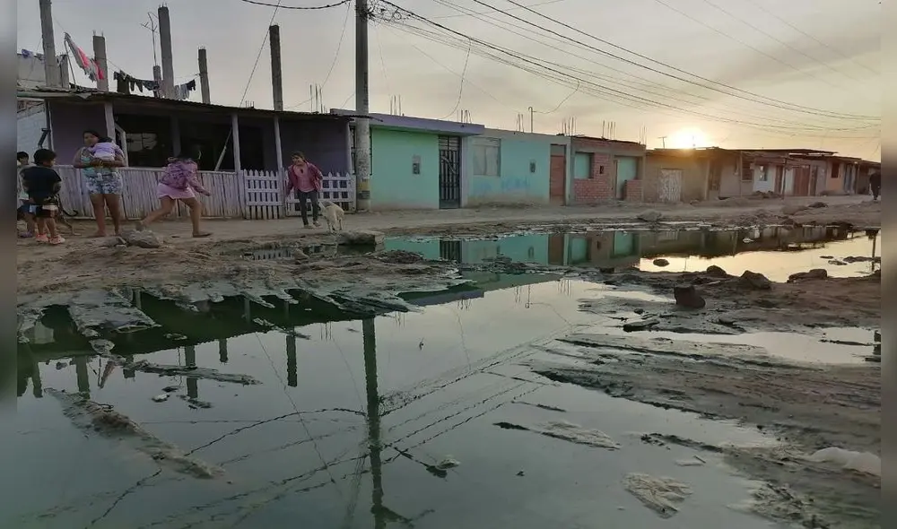 Pobladores denuncian presencia de aguas servidas en Catacaos. Foto: La República