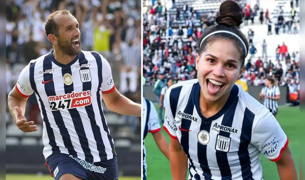 Hernán Barcos y Adriana Lúcar se desempañan como delanteros en Alianza Lima. Foto: composición LR/Alianza Lima/Instagram/Adriana Lúcar Hernán Barcos y Adriana Lúcar se desempañan como delanteros en Alianza Lima. Foto: composición LR/Alianza Lima/Instagram/Adriana Lúcar