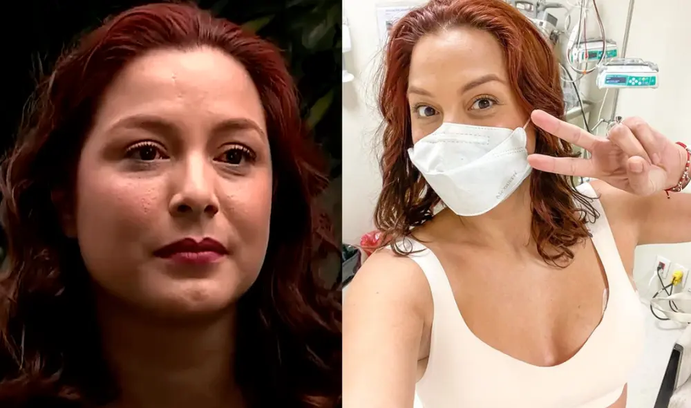 Natalia Salas contó que fue diagnosticada con cáncer de mama. Foto: composición LR / captura de América / Instagram/ Natalia Salas Natalia Salas contó que fue diagnosticada con cáncer de mama. Foto: composición LR / captura de América / Instagram/ Natalia Salas