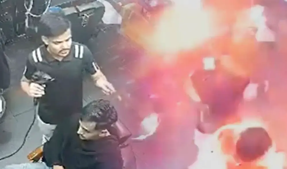 El peluquero y el hombre terminaron con quemaduras graves. Foto: Clarin El peluquero y el hombre terminaron con quemaduras graves. Foto: Clarin