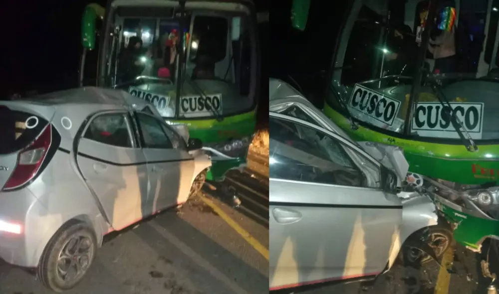 Conductor del auto falleció producto del siniestro. Foto: PNP