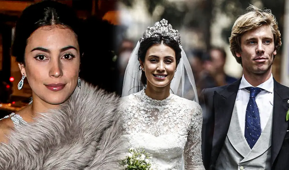 Alessandra de Osma se convirtió princesa  al casarse por la iglesia con Christian de Hannover. Foto: composición LR/vanityfair