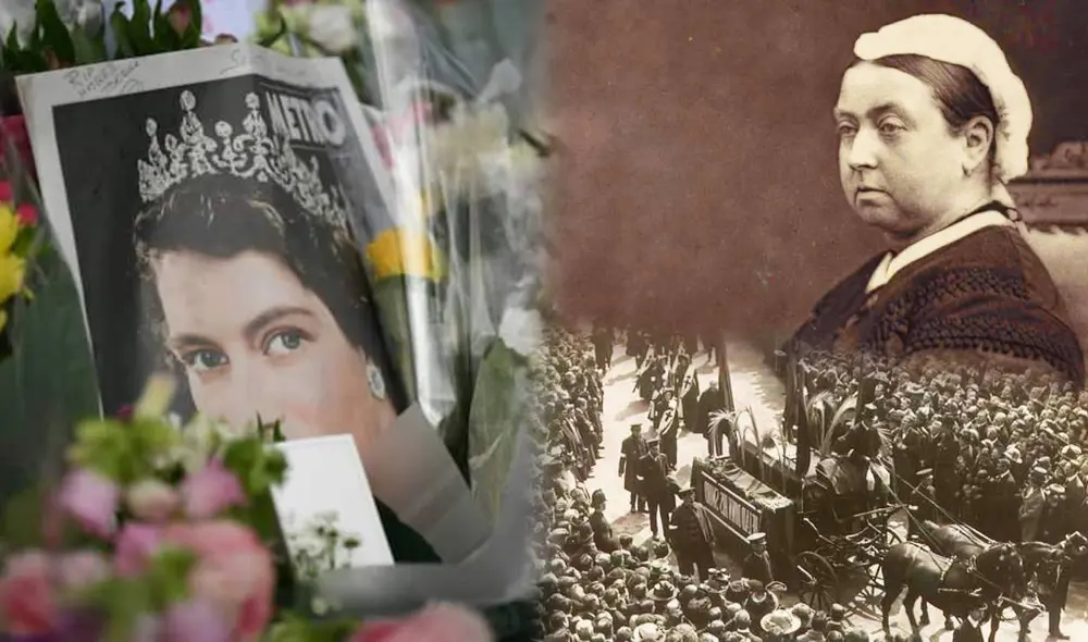 Si hay una reina que comparte muchas cosas en común con Isabel II, esa fue Victoria, cuyos funerales abandonaron muchas tradiciones. Conoce cuáles y cómo seguirían en las de Isabel II. Foto: Tu AMC/Briefly News/Research Gate