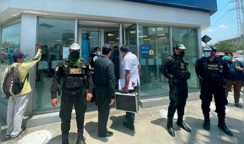 La Policía Nacional desplegó un plan cerco para dar con los delincuentes. Foto: Rosa Quincho/URPI LR-Norte