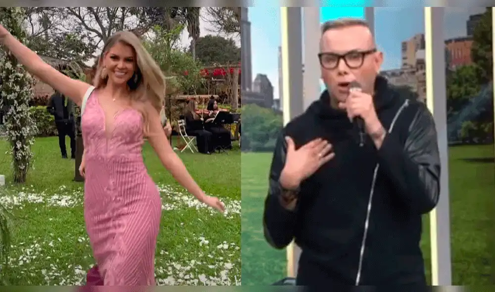 Brunella Horna incómoda con comentarios de Carlos Cacho. Foto: composición LR/Instagram/Ethel Pozo/América TV Brunella Horna incómoda con comentarios de Carlos Cacho. Foto: composición LR/Instagram/Ethel Pozo/América TV