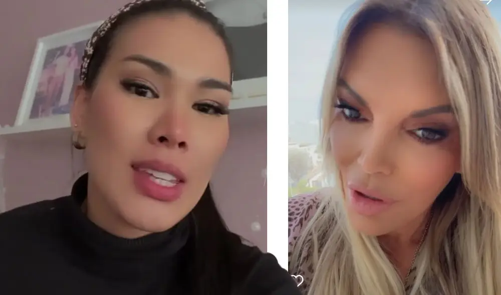 Mei Azo pidió que no inventen rumores sobre su relación con Jessica Newton. Foto: composición LR/Mei Azo/Jessica Newton/Instagram Mei Azo pidió que no inventen rumores sobre su relación con Jessica Newton. Foto: composición LR/Mei Azo/Jessica Newton/Instagram