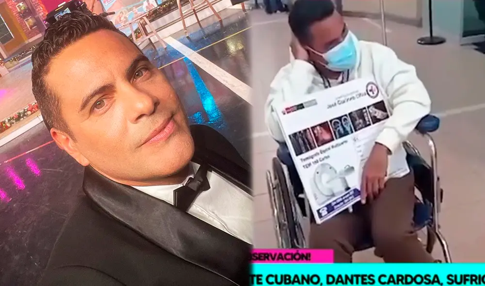 Dantes Cardosa está recuperándose. Foto: Instagram / Dantes Cardosa / captura Willax TV