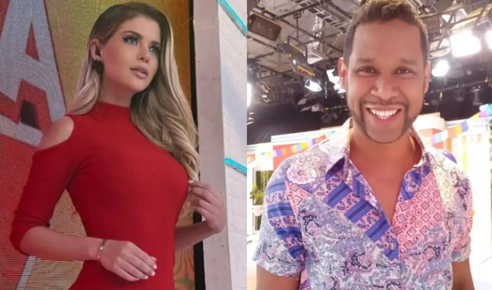 La presentadora protagonizó un tenso momento con su colega. Foto: composición LR/ Brunella Horna/ Edson Dávila