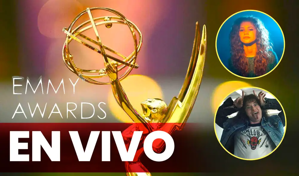 "Euphoria" y "Stranger things" son dos de las series nominadas a la mejor del año. Entérate de más detalles sobre los Emmy 2022 en esta nota. Foto: composición LR/npr.org