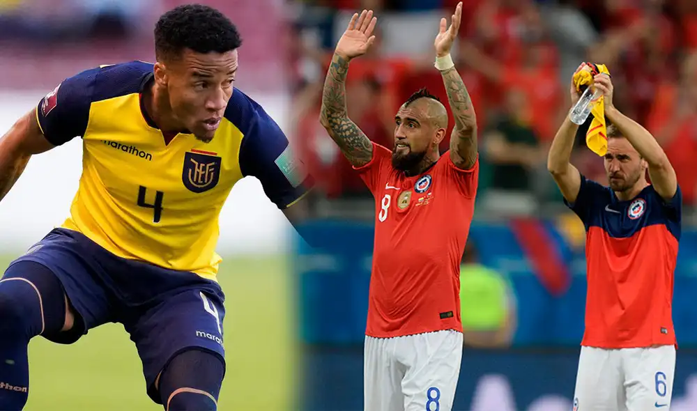 Con Byron Castillo, Ecuador le ganó los dos partidos de las eliminatorias Qatar 2022 a Chile. Foto: composición/AFP Con Byron Castillo, Ecuador le ganó los dos partidos de las eliminatorias Qatar 2022 a Chile. Foto: composición/AFP