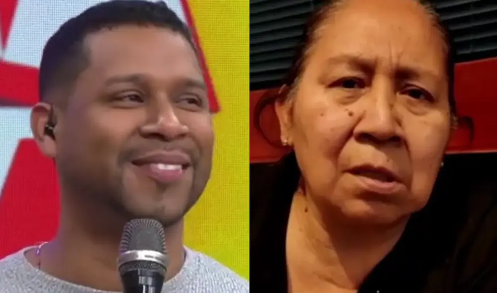 Así reaccionó Edson Dávila a los comentarios de su madre sobre su baile sobre la mesa en la boda de Ethel. Foto: composición LR/ capturas de América TV Así reaccionó Edson Dávila a los comentarios de su madre sobre su baile sobre la mesa en la boda de Ethel. Foto: composición LR/ capturas de América TV