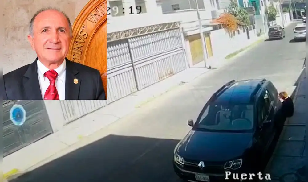 El responsable terminó detenido por la Policía Nacional este último lunes. Foto: captura de cámaras de seguridad