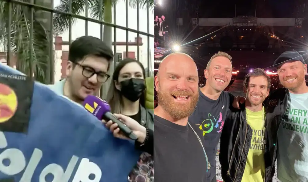Los fans de Coldplay ya se encuentran en los exteriores del estadio Nacional. Foto: captura de Latina/Instagram/Coldplay