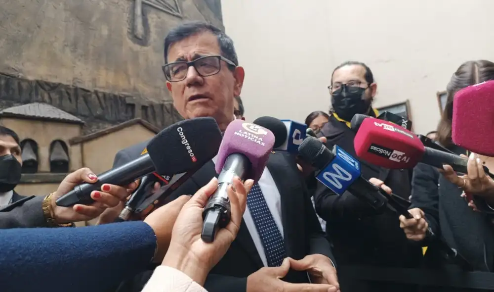 “Yo pienso que existe un orden constitucional”, afirmó José Williams. Foto: Karla Cruz / URPI-LR “Yo pienso que existe un orden constitucional”, afirmó José Williams. Foto: Karla Cruz / URPI-LR