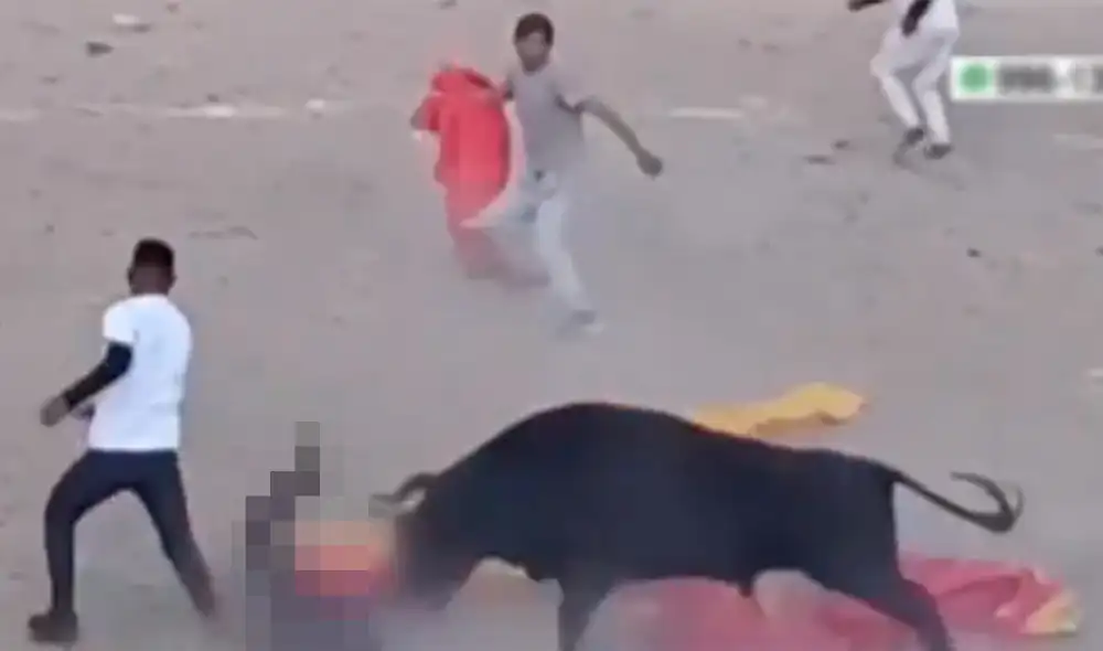 Corrida de toros. Foto: América Tv Corrida de toros. Foto: América Tv