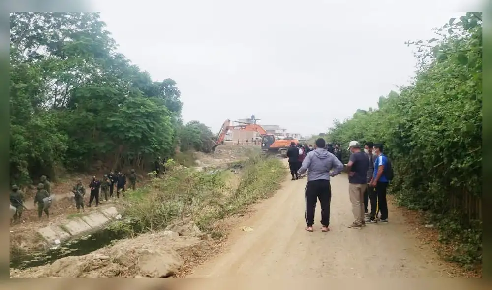 Puentes artesanales servían para traslado de contrabando. Foto: Mininter