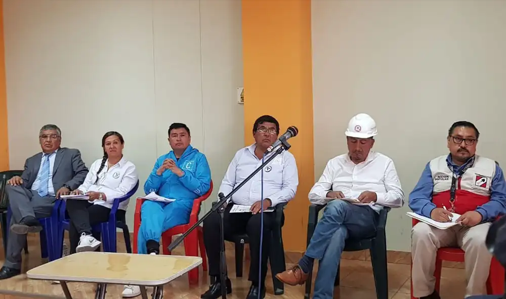 Los candidatos coincidieron con esta promesa en foro organizado por el Frente de Defensa de Transportistas. Foto: URPI/Alexis Choque Los candidatos coincidieron con esta promesa en foro organizado por el Frente de Defensa de Transportistas. Foto: URPI/Alexis Choque