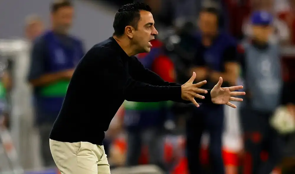 Xavi Hernández es técnico del FC Barcelona desde fines del 2021. Foto: EFE Xavi Hernández es técnico del FC Barcelona desde fines del 2021. Foto: EFE