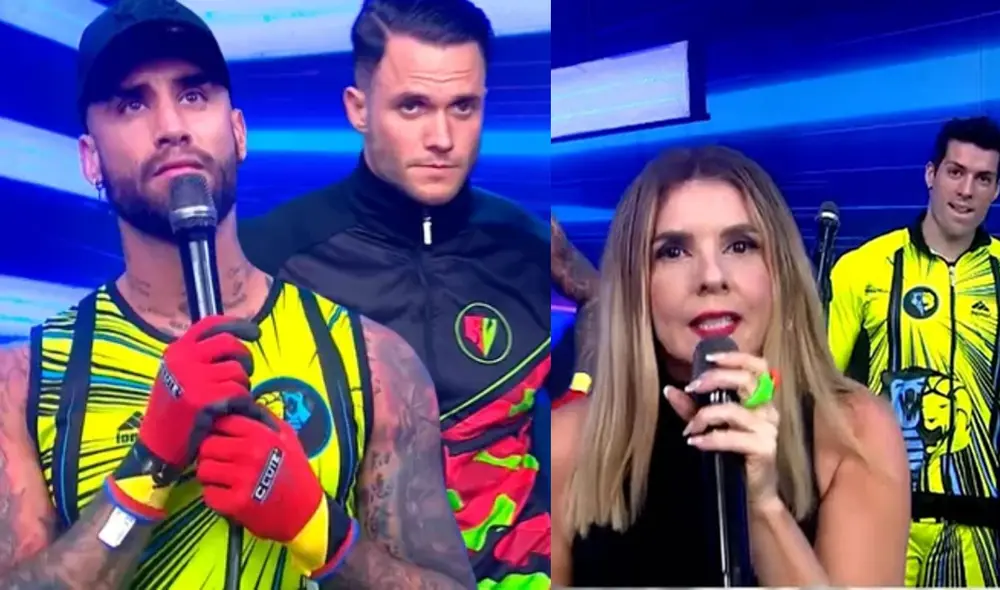 "Esto es guerra" resta 100 puntos a los 'guerreros' por culpa de Jota Benz. Foto: composición LR/captura de América TV "Esto es guerra" resta 100 puntos a los 'guerreros' por culpa de Jota Benz. Foto: composición LR/captura de América TV