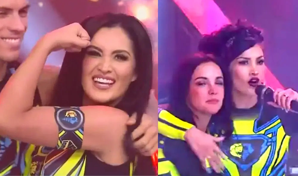 Rosángela Espinoza y Michelle Soifer fueron las afortunadas de la noche. Foto: composición de LR/captura de América TV Rosángela Espinoza y Michelle Soifer fueron las afortunadas de la noche. Foto: composición de LR/captura de América TV