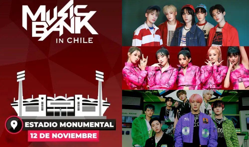 La nueva edición del Music Bank será celebrada en el Estadio Monumental en Chile el sábado 12 de noviembre del 2022. Foto: composición LR/KBS/Naver