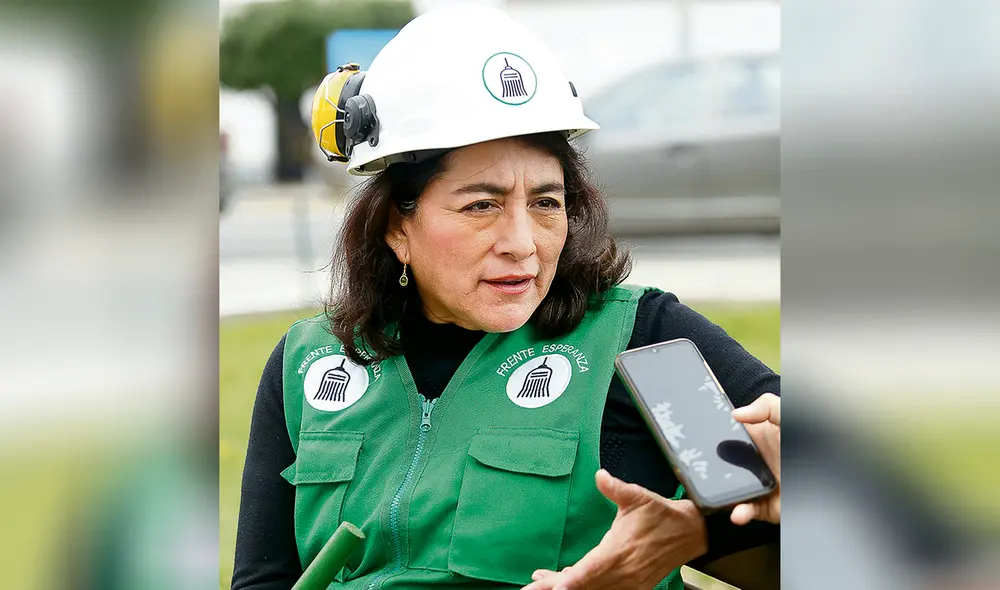 Anuncio. La ingeniera Elizabeth León dice que hay 150 ingenieros listos para gobernar Lima. Foto: Félix Contreras/ La República