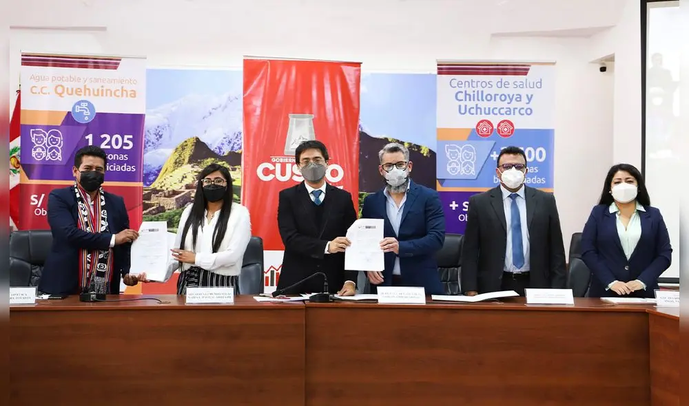 Gobierno Regional del Cusco y Hudbay firman convenio para obras en Chumbivilcas. Foto: Gobierno Regional del Cusco