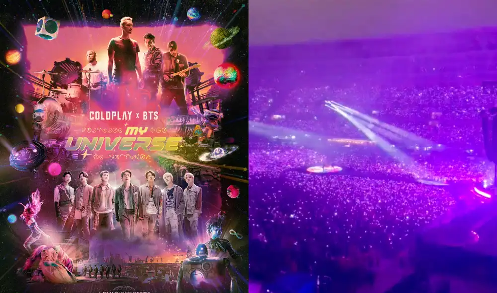 "My universe" fue publicada el 24 de septiembre por Coldplay juntoa BTS. La canción fue prelanzamiento del álbum de la banda británica, "Music of the spheres". Foto: composición LR/Parlophone/Twitter "My universe" fue publicada el 24 de septiembre por Coldplay juntoa BTS. La canción fue prelanzamiento del álbum de la banda británica, "Music of the spheres". Foto: composición LR/Parlophone/Twitter