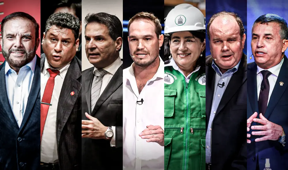 Uno de los siete candidatos será elegido como alcalde de Lima el domingo 2 de octubre. Foto: composición de Jazmín Ceras/La República