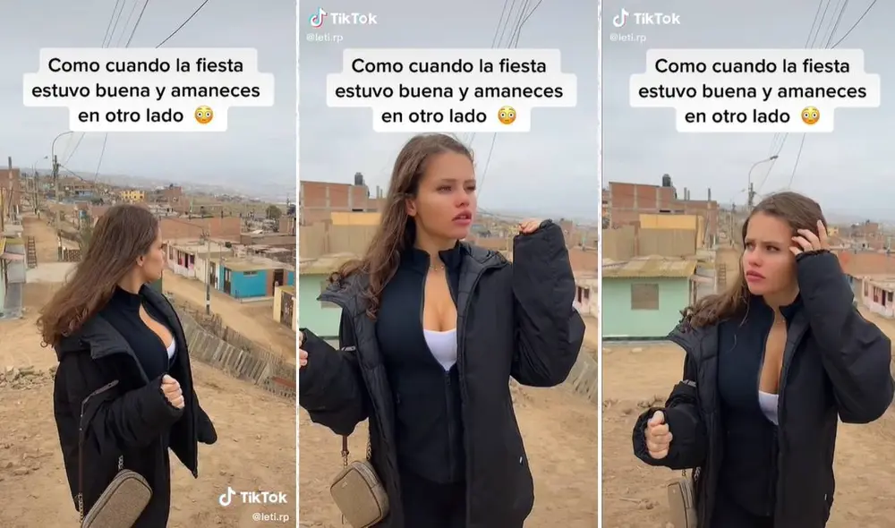 El momento se hizo viral en las redes sociales. Foto: composición LR/captura de TikTok/@Leti.RP
